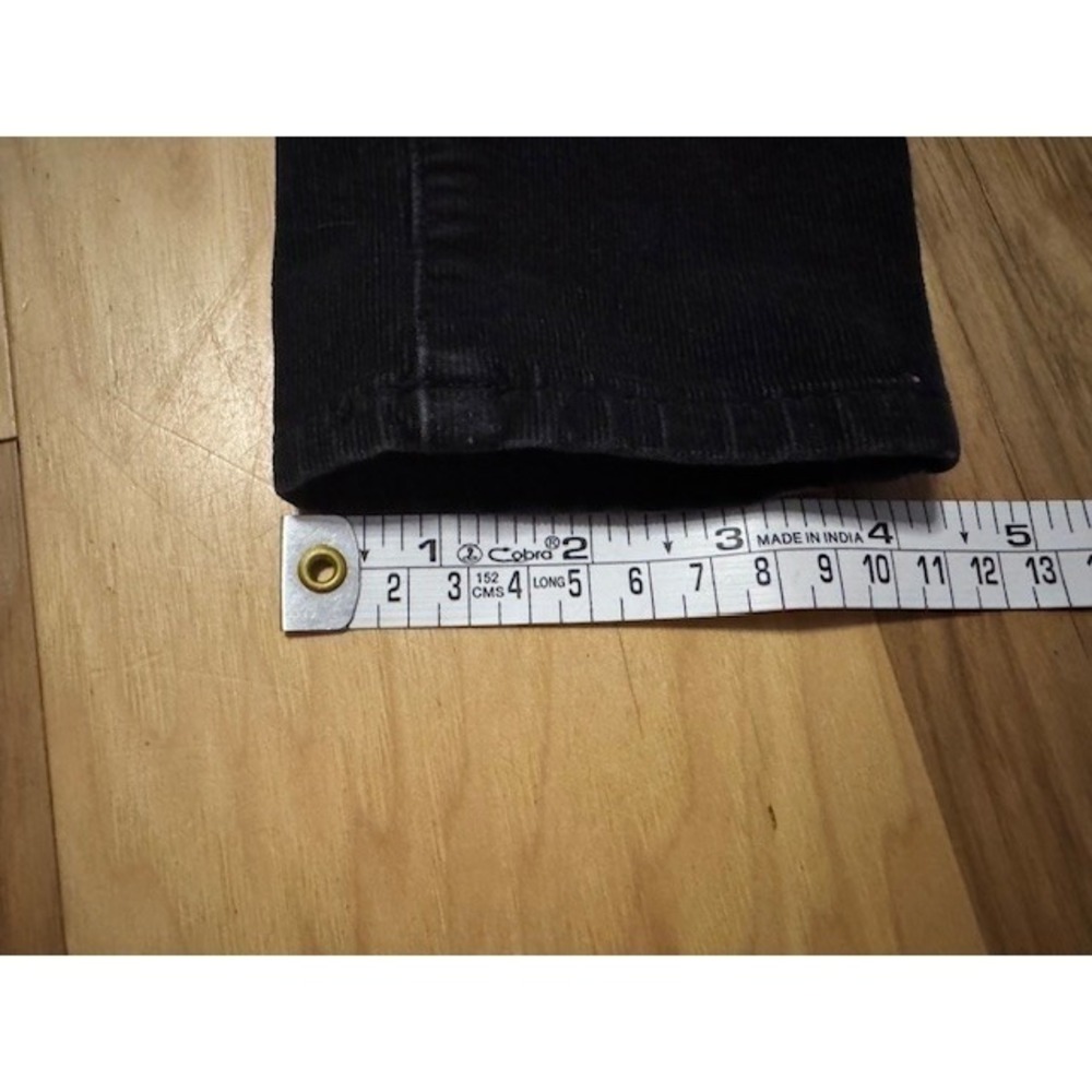 American Eagle Mens 28x27 Super Stretch Corduroy Skinny Pants Black - Picture 5 of 6